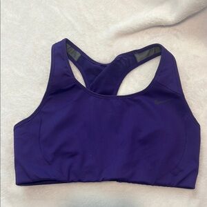 Nike Purple Sports Bra Seamless Racerback